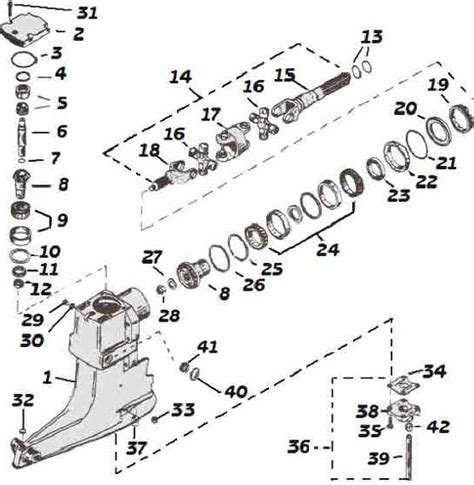 Mercruiser Alpha One Outdrive Parts Diagram