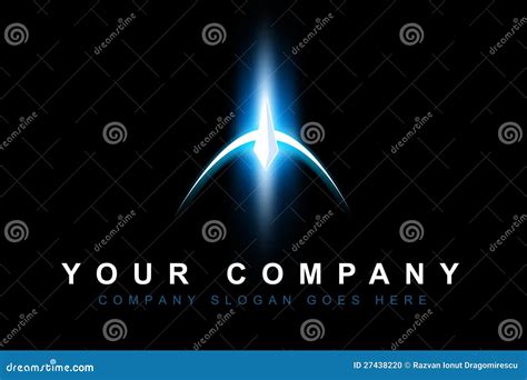 Space Sci Fi Logo Stock Illustration 27438220