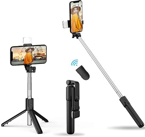 Selfie Stick Selfie Stick Tripod With Fill Light Phone Tripod Stand