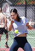 Ajla Tomljanović showcases toned midriff as she coaches kids tennis ...