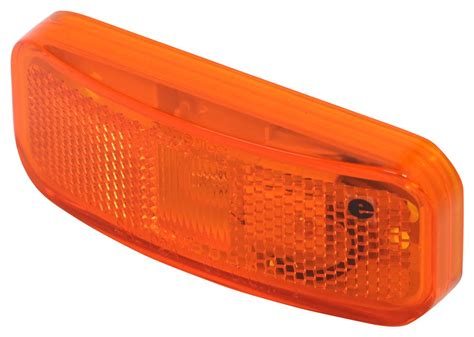 These wire diagrams show electric wires for trailer lights, brakes, aux power, breakaway kit and connectors. Rectangular Trailer Clearance, Side Marker Light with Reflector, 1 Wire - Amber Optronics MC44AB1