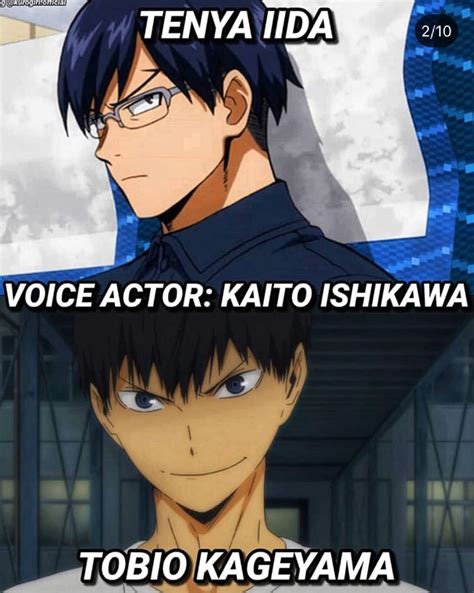Mha Voice Actors That Voice In Haikyuu My Hero Academia Amino