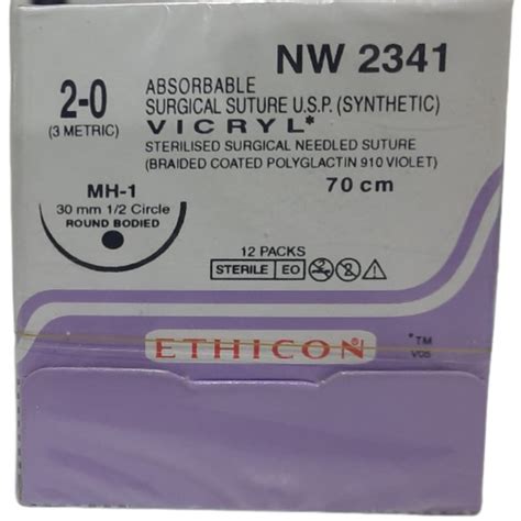 Johnson Johnson Vp Ethicon Vicryl Absorbable Surgical Off