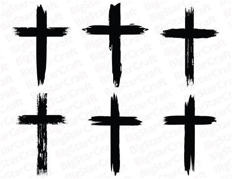 Leaning Wooden Cross Clipart