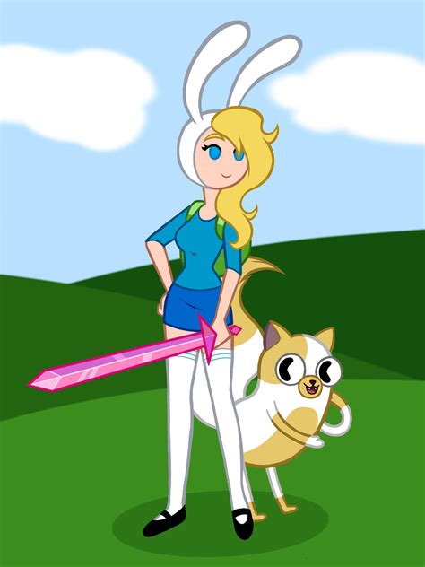 Fionna The Human And Cake The Cat By Me R Adventuretime