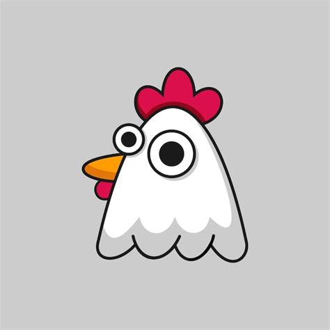 Premium Vector Chicken Mascot Illustration