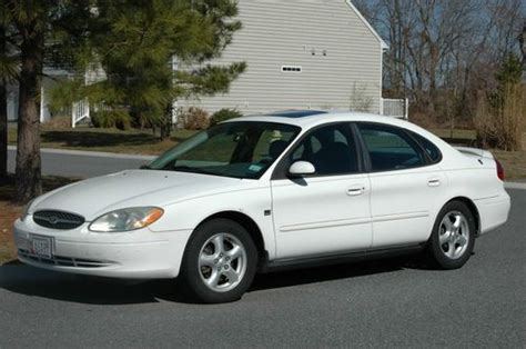 Find Used White 2003 Ford Taurus Ses Gray Leather 148k Miles In