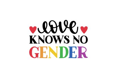 Love Knows No Gender Graphic By Craftbundles · Creative Fabrica