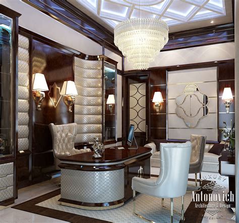 Luxury Antonovich Design Uae Office Interior From Luxury Antonovich Design