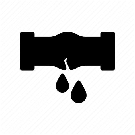 Broken Pipe Pipeline Plumbing Services Icon Download On Iconfinder