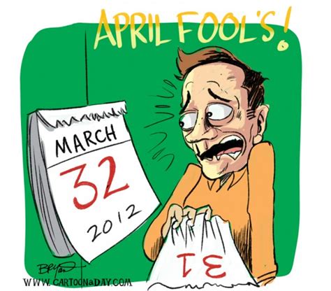 April Fools Day Prank Cartoon