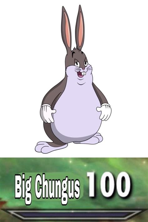 Big Chungus 100 Ironic Big Chungus Memes Know Your Meme