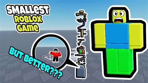 REMAKING The SMALLEST Roblox Game But BETTER YouTube
