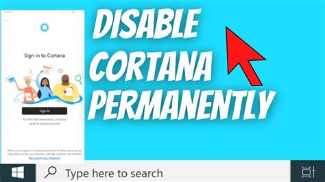 How To Disable Cortana Permanently In Windows EASY WAY YouTube