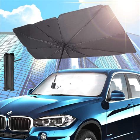 Thingsbag Car Umbrella Sun Shade Cover For Windshield Foldable Sunshades Car