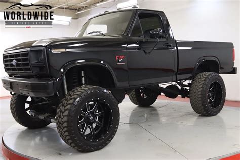 Blacked Out Lifted 1986 Ford F 150 Looks Supremely Sinister