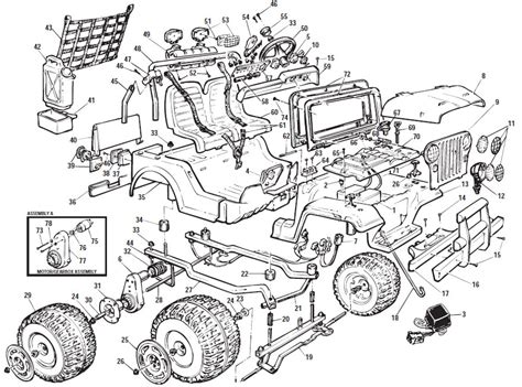 Jeep wrangler tj engine diagram. Power Wheels Jeep Wrangler Parts