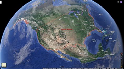 United States Map And Satellite Image Images And Photos Finder