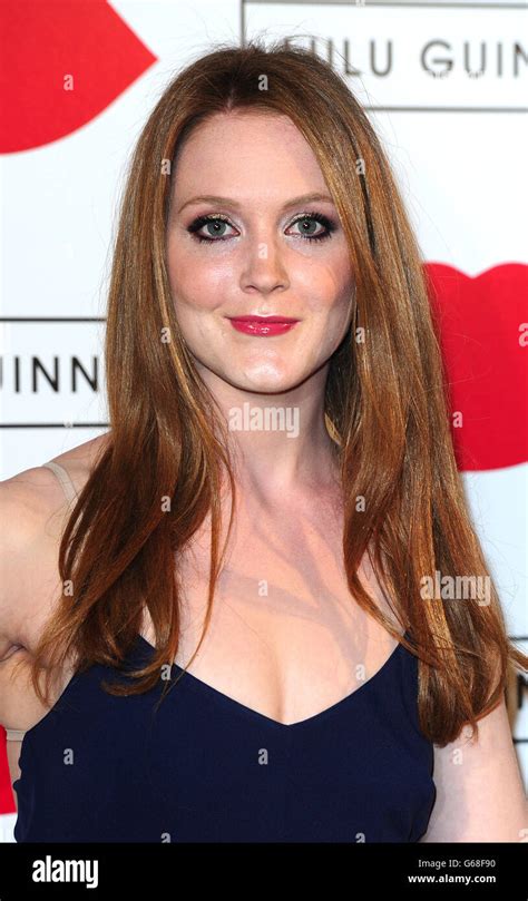 Olivia Hallinan Arrives At The Lulu Guinness Paint Project Held At The Old Sorting Office In
