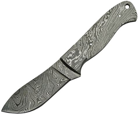 Bldm2729dm Damascus Steel Skinner Knife Blade Blank
