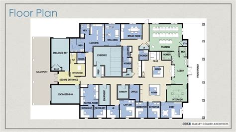 Police Dept Layout Layout Floor Plans Architect