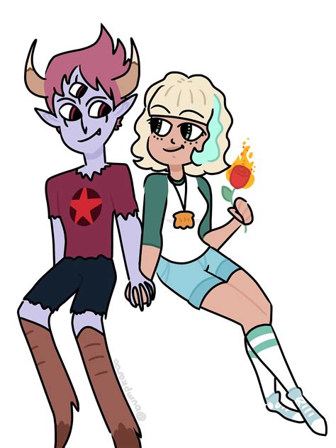 jackie lynn thomas x tom lucitor art by bumpkaroo on insta star vs the forces of evil