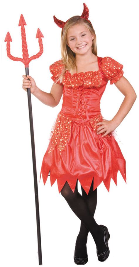 Child Glitter Devilina Costume She Devil Costumes
