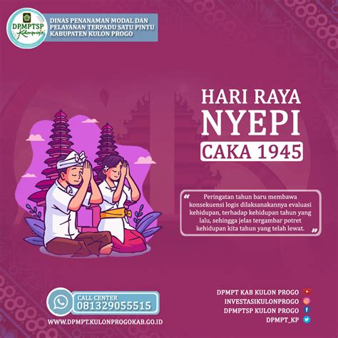 Dpmptsp Hari Raya Nyepi Tahun Baru Saka 1945