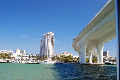 Clear Water Florida Bridge Editorial Photography Image Of City 93180212