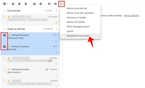 Como Enviar Um E Mail Antigo Como Anexo No Gmail