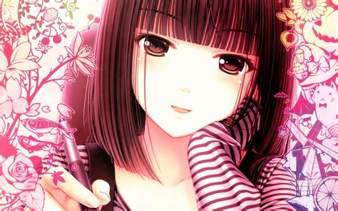 Pink Anime Wallpaper Posted By Michelle Johnson