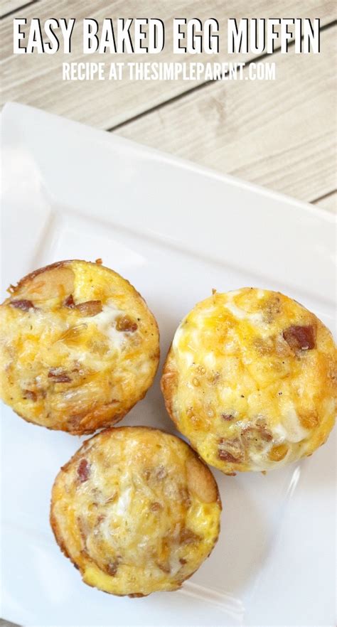 Baked Egg Muffin Tin Recipe To Make Mornings A Breeze