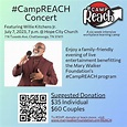 #CampREACH Benefit Concert featuring Willie Kitchens Jr., Hope City ...