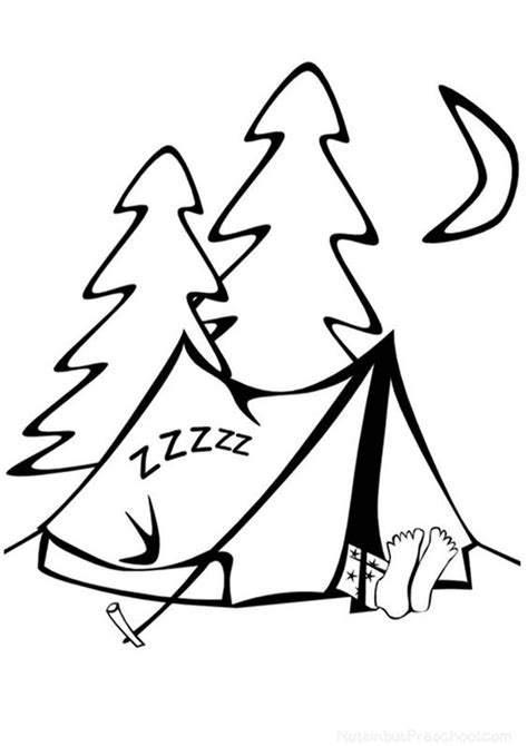 Free And Easy To Print Camping Coloring Pages Tulamama