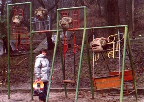 Russian Creepy Playground Sculptures Are Revealed Daily Mail Online