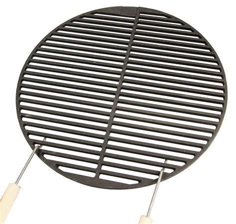 Barbecue Rond Grille Barbecue Marque Grille Ø 545 Cm Fonte 2 Poignées
