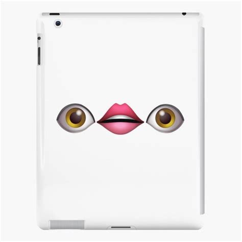 Eye Lips Eye Emoji Man Meme Face Ipad Case And Skin For Sale By Torpedobubble Redbubble