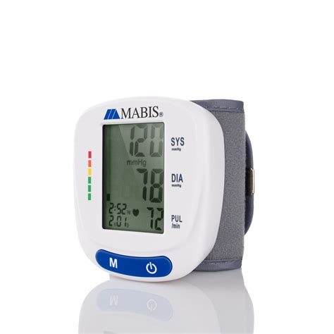 Mabis Digital Wrist Blood Pressure Monitor Home Blood Pressure Use