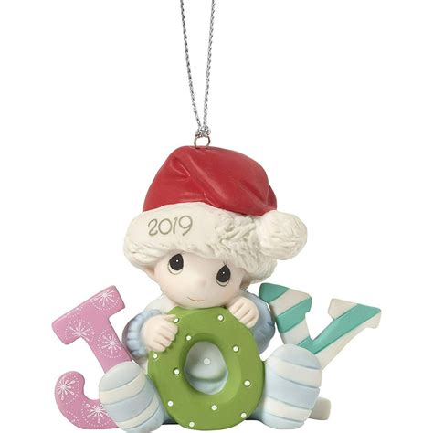 Precious Moments Babys First Christmas 2019 Dated Bisque Porcelain Boy