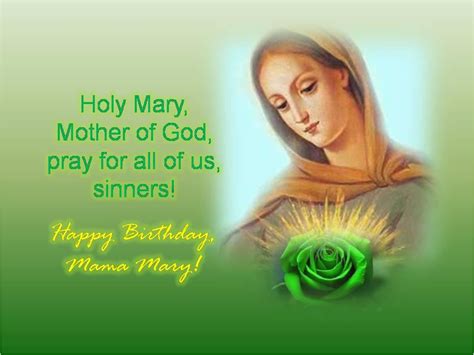 Today, september 8, mama mary's birthday is celebrated by the catholic people. Happy Birthday Mother Mary Quotes | BirthdayBuzz