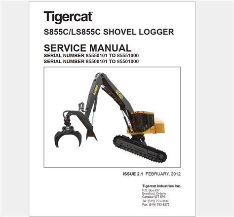 Tigercat Shovel Logger Ls C Sx D Operator Service Manuals