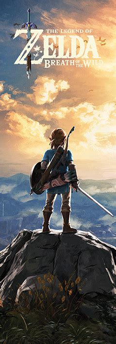 The Legend Of Zelda Breath Of The Wild Sunset Poster Plakat