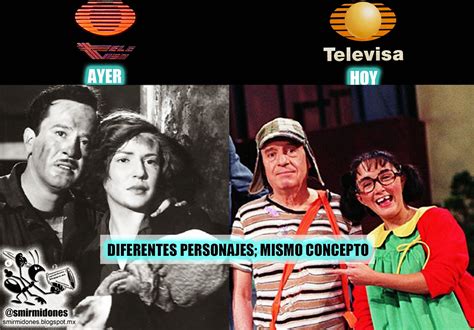 Smirmidones Televisa Ayer Y Hoy Diferentes Personajes Mismos