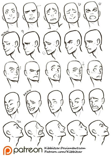 Pin by 𝕿𝖍𝖊 𝕭𝖆𝖘𝖙𝖆𝖗𝖉 𝕶𝖎𝖓𝖌 on Art Help Drawing expressions Facial expressions drawing Drawing