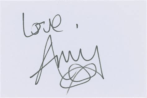 Amy Winehouse Signature