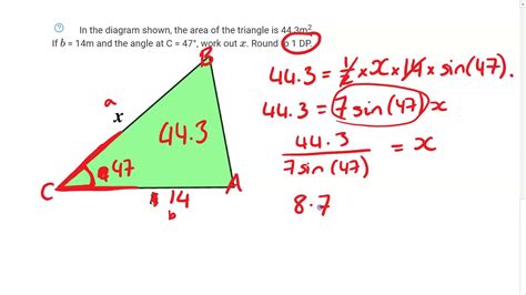 How To Find Area Of Triangle Using Sine Haiper