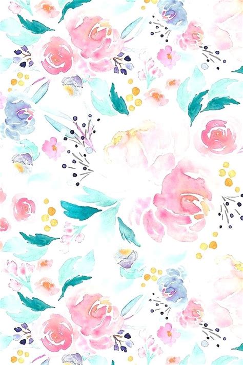 You can use them as phone wallpapers or lock screen background. Pastel Aesthetic Wallpaper in 2020 | Watercolor floral ...