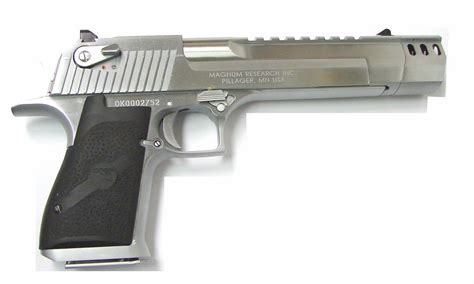 Magnum Research Desert Eagle 50 Ae Caliber Pistol Brushed Chrome
