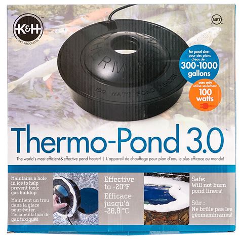 Kandh Pet Thermo Pond 30 Floating Pond De Icer