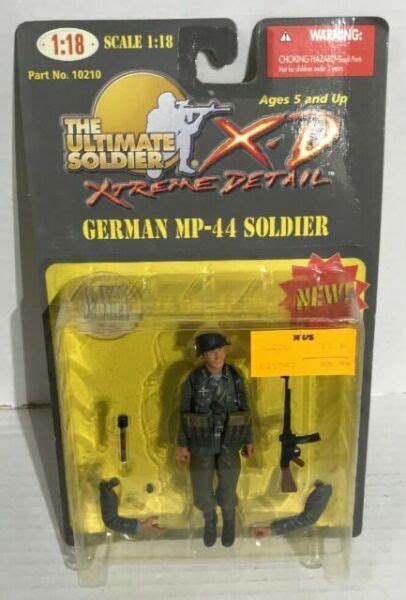 2000 21st Century Toys Ultimate Soldier German Mp 44 Figure For Sale